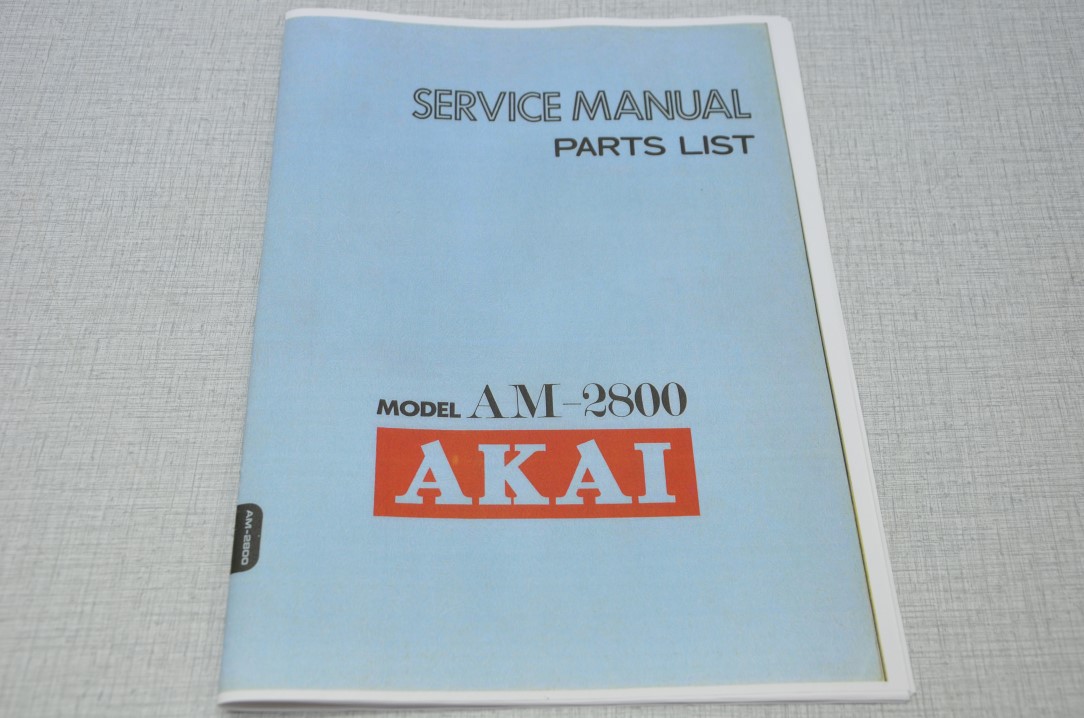 Akai AM-2800 Versterker Fotokopie Originele Service Manual