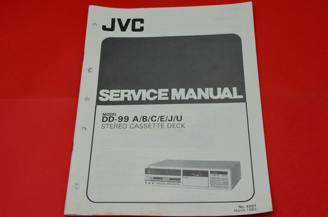 JVC DD-99 cassettedeck Service Manual