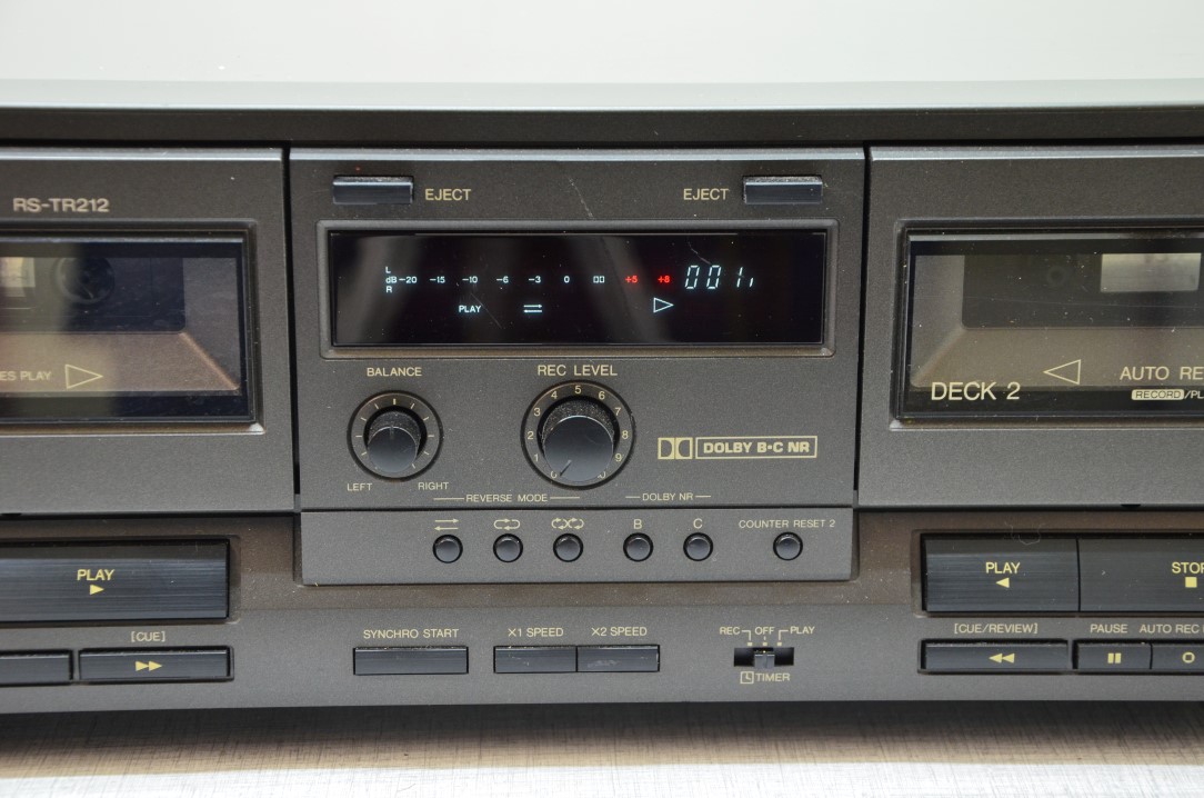 Technics RS-TR212 dubbel cassettedeck