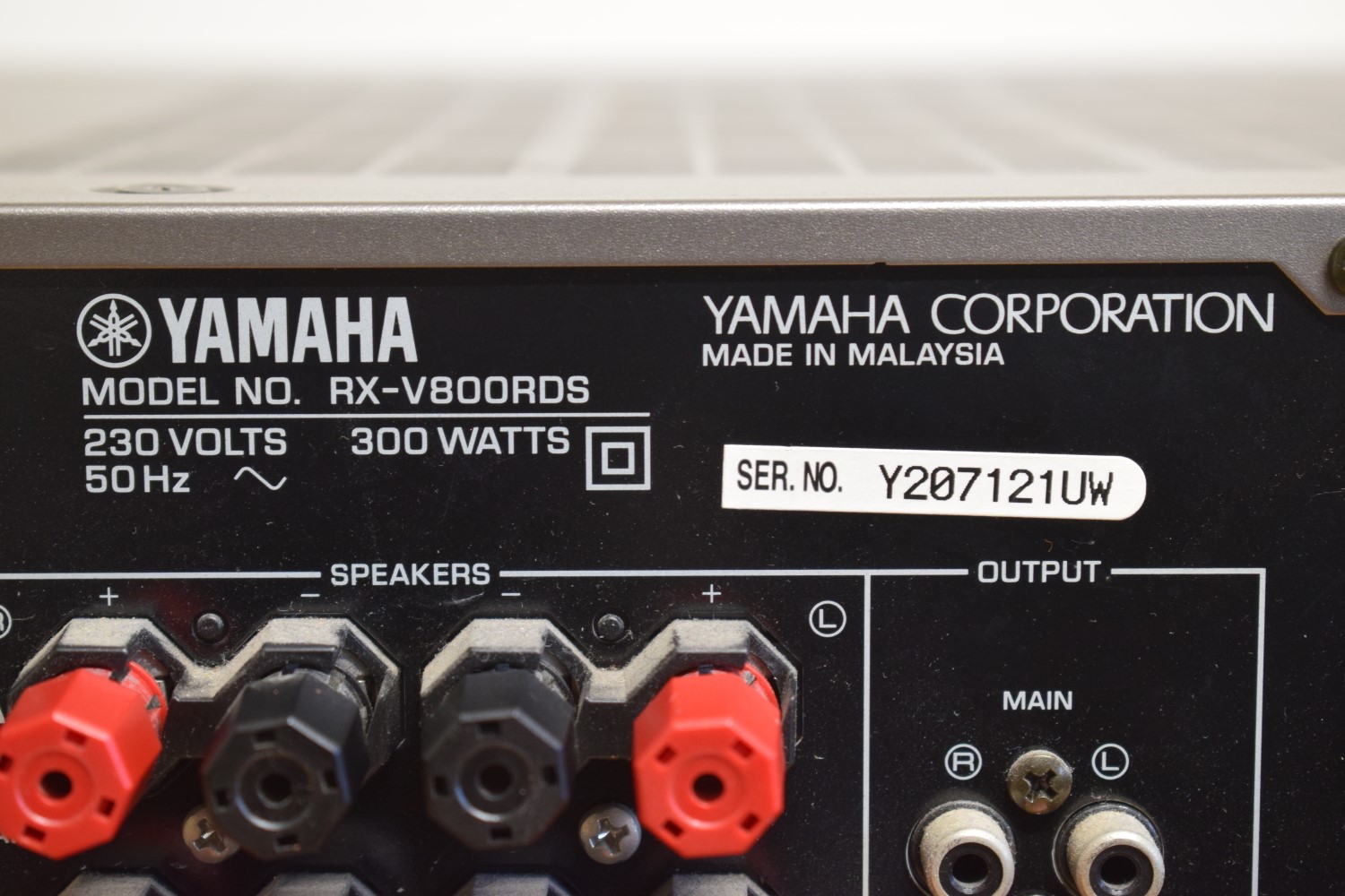 Yamaha RX-V800RDS Receiver