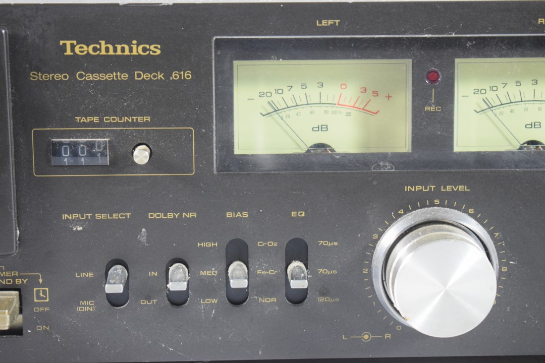 Technics 616 Cassettedeck (Zwart)