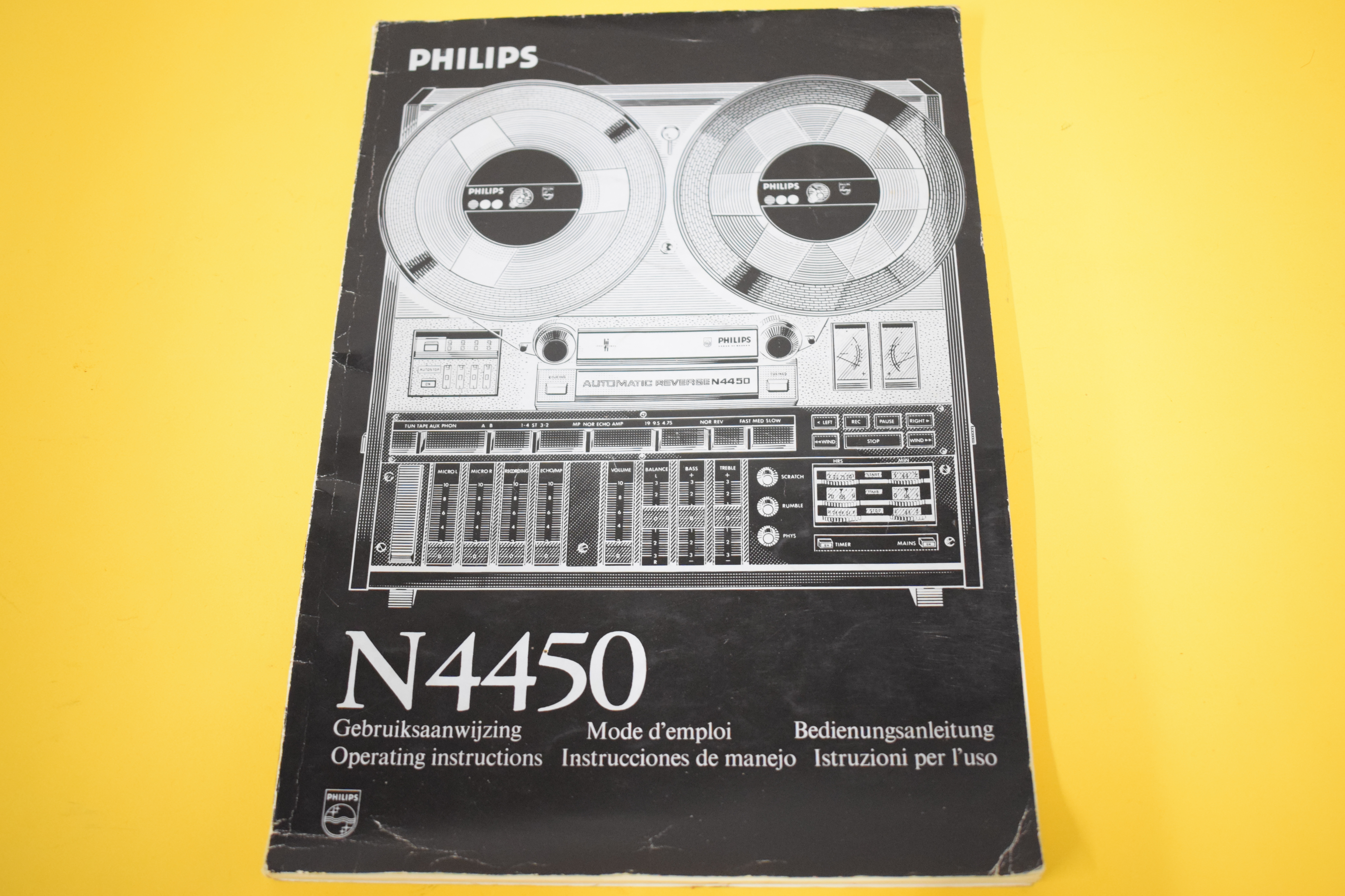 Philips N4450 Bandrecorder Gebruikershandleiding