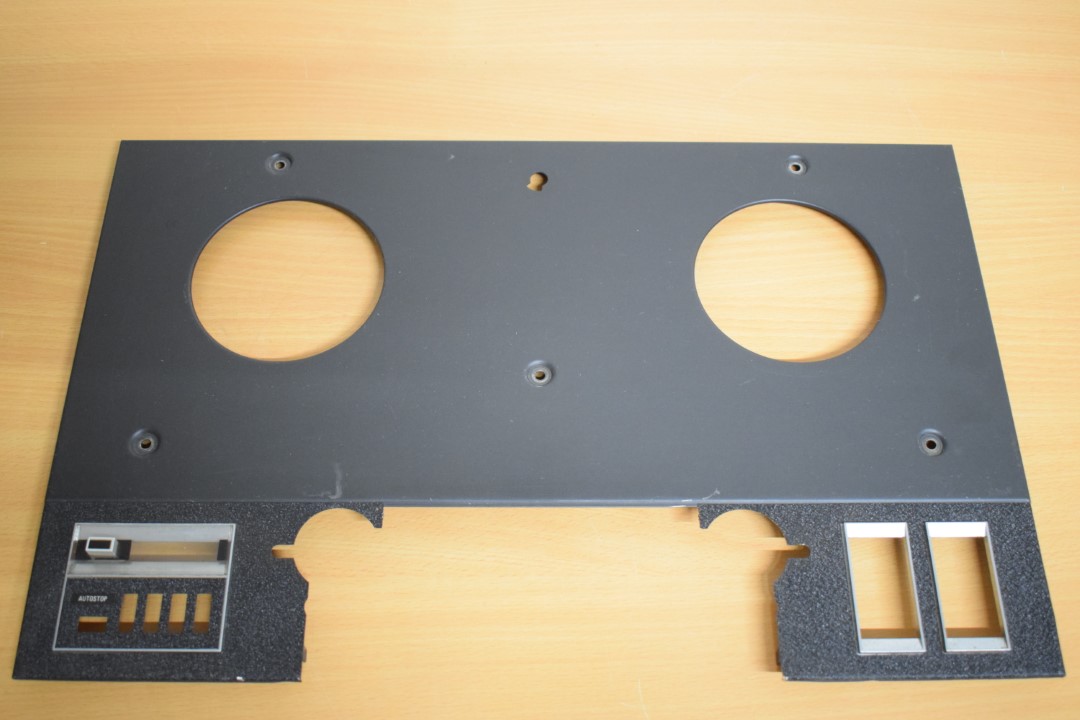 Philips N4450 Bandrecorder – bovenste gedeelte frontplaat 