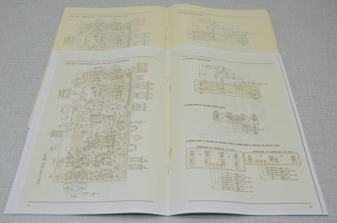 Akai GX-635D Bandrecorder Fotokopie Originele Service Manual