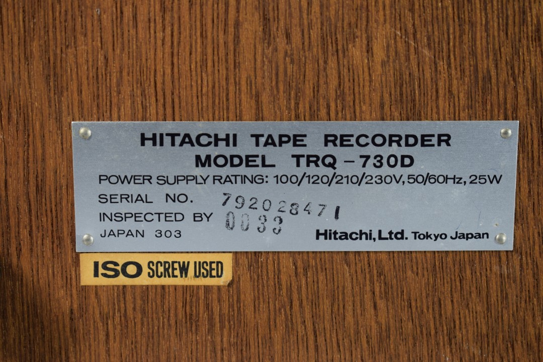 Hitachi TRQ-730D Bandrecorder