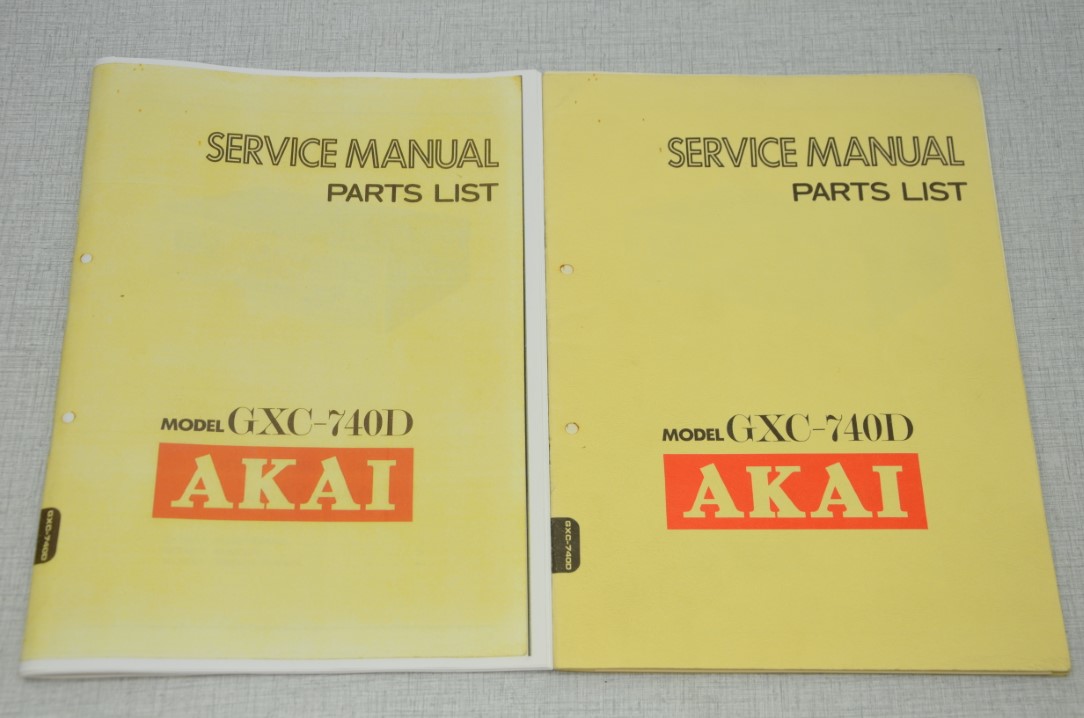 Akai GXC-740D Cassettedeck Fotokopie Originele Service Manual