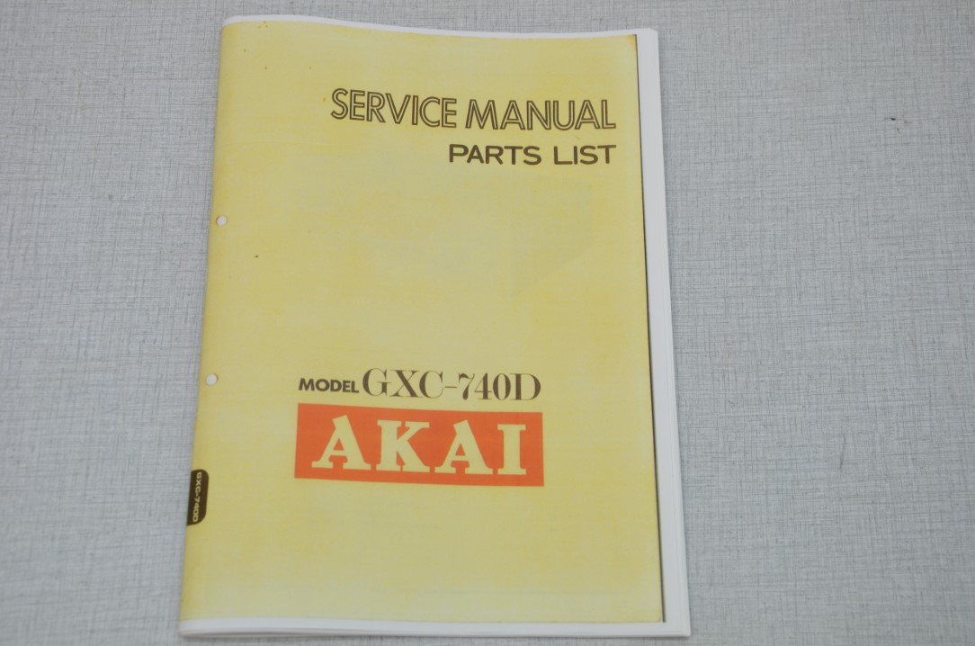 Akai GXC-740D Cassettedeck Fotokopie Originele Service Manual