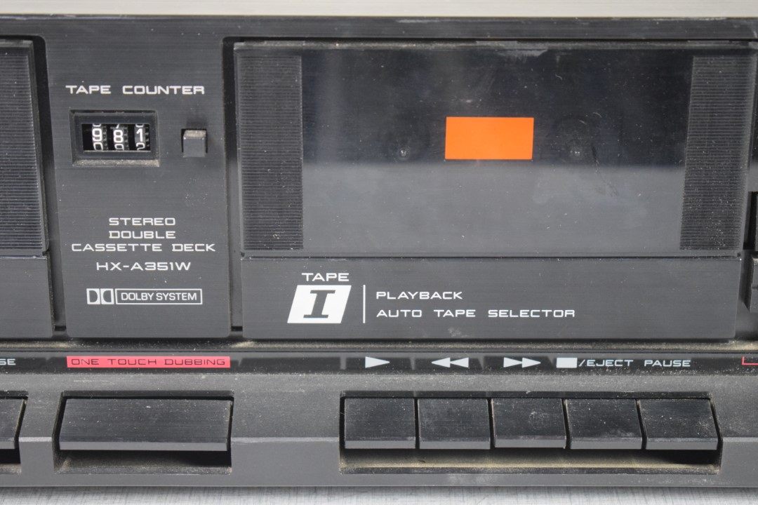 Akai HX-A351W Dubbel cassettedeck