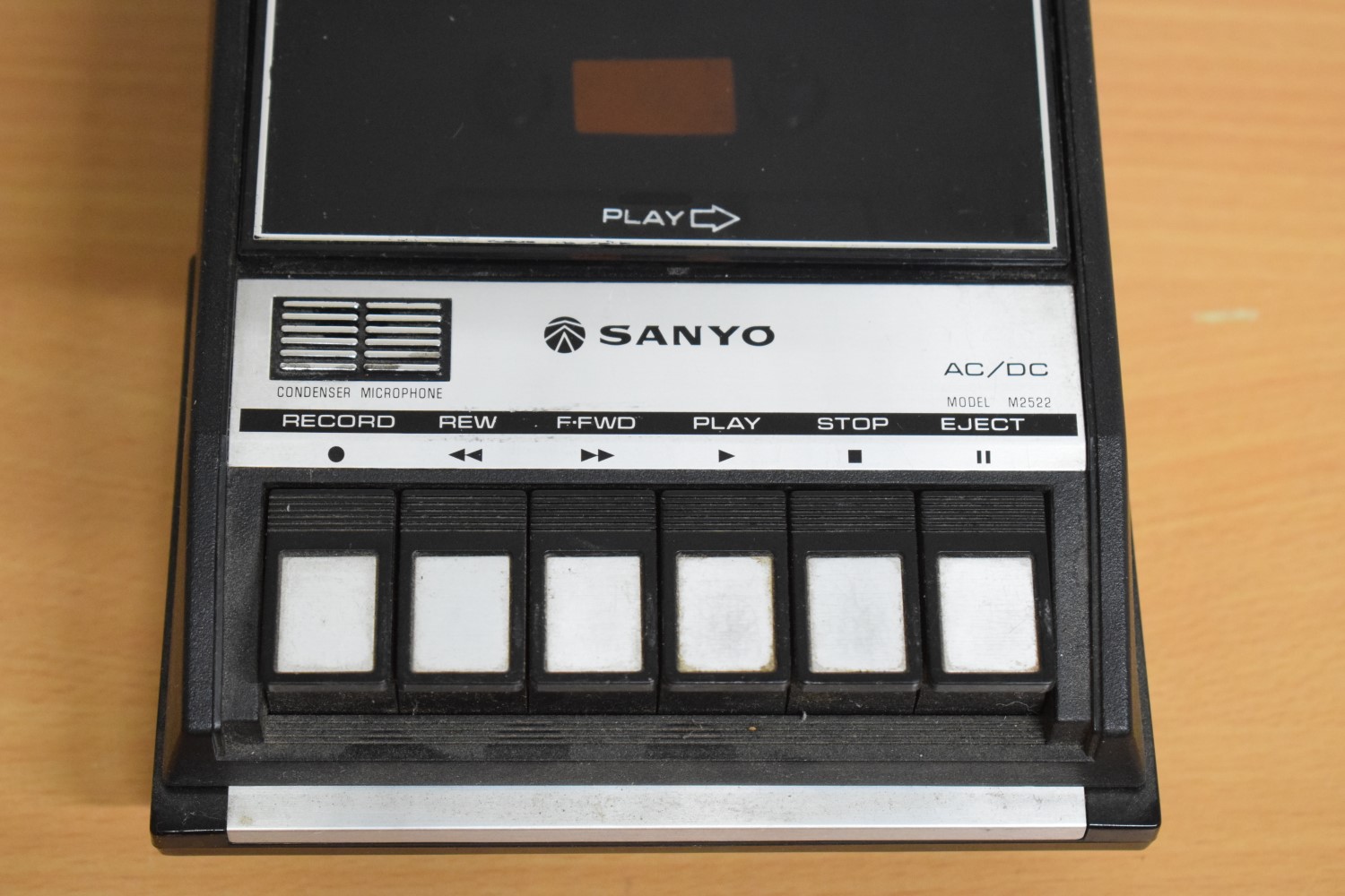 Sanyo Model M 2522EH Draagbaar cassettedeck