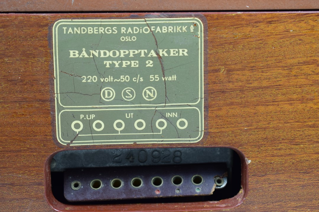 Tandberg Båndopptaker Type 2 Buizen Bandrecorder – Exemplaar 2