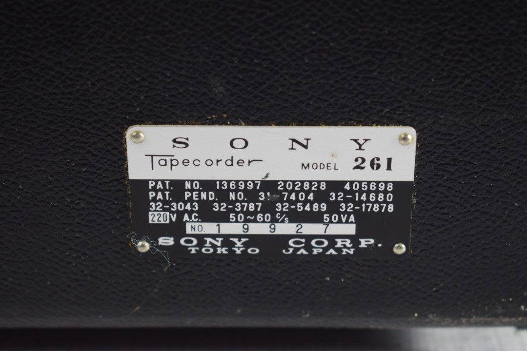 Sony Model 261 Buizen bandrecorder