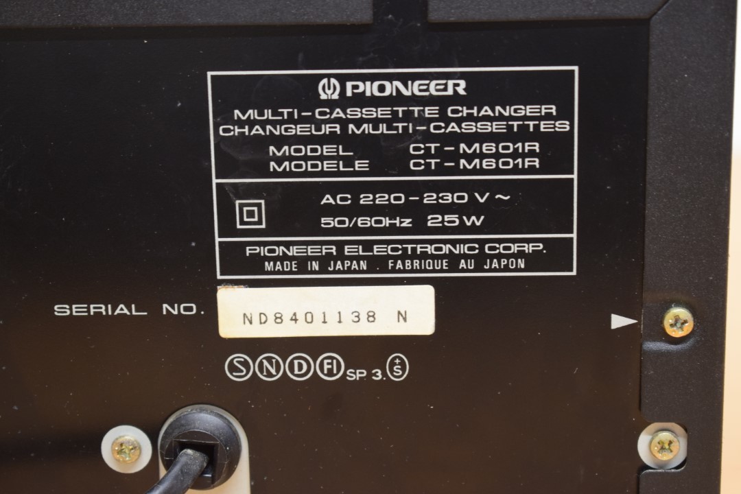 Pioneer CT-M601R 6-Cassette wisselaar