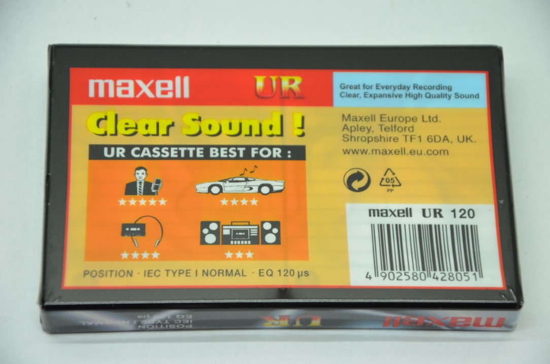 NIEUW IN OVP: Maxell UR120 IEC TYP I Audio Kassette